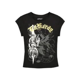 Snake Dagger Cap Sleeve Tee