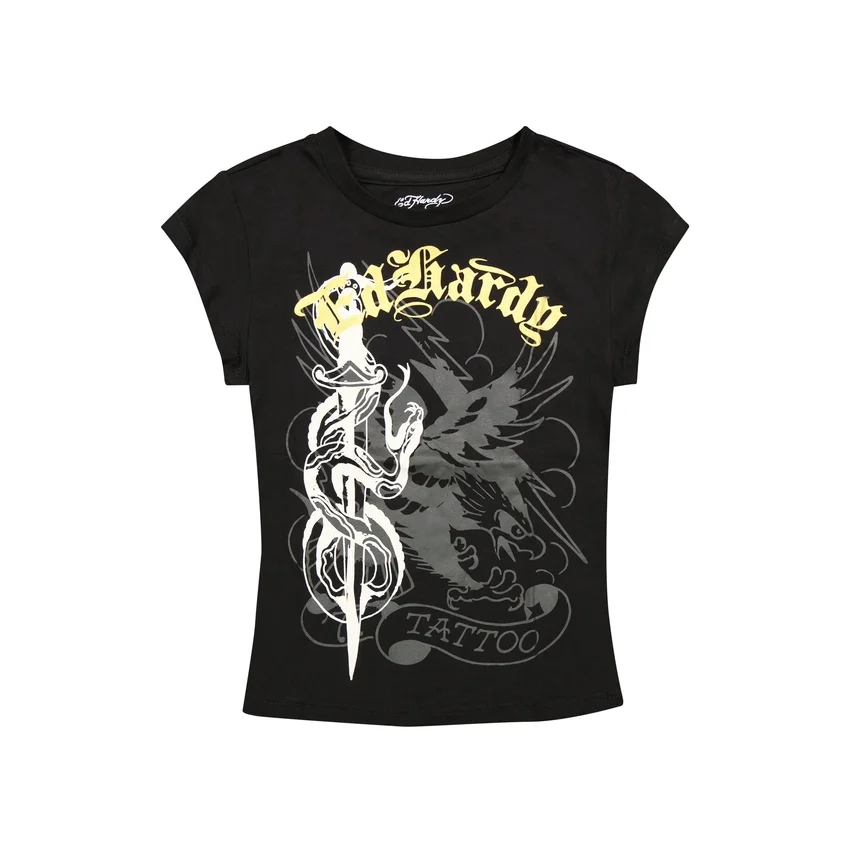 Snake Dagger Cap Sleeve Tee Snake Dagger Cap Sleeve Tee