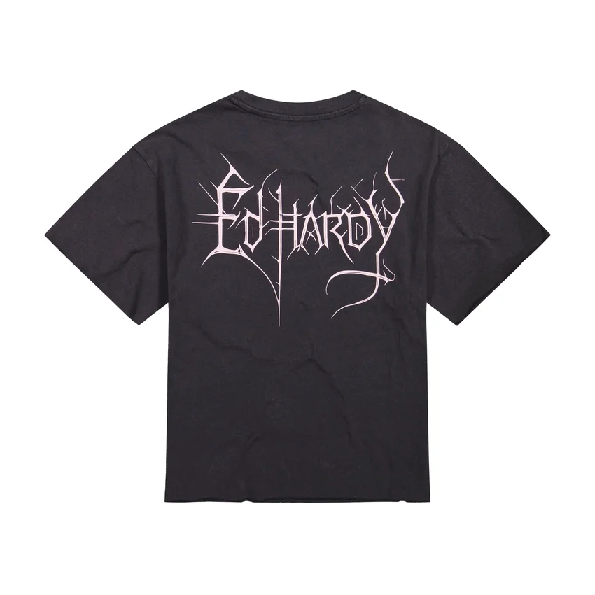 Spider Skull Boxy Cropped Tee Spider Skull Boxy Cropped Tee