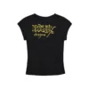 Swallow Rose Rhinestone Fitted Tee