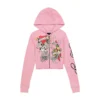 Tiger Dagger Zip Front Hoodie
