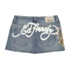 Tiger Flowers Denim Skirt