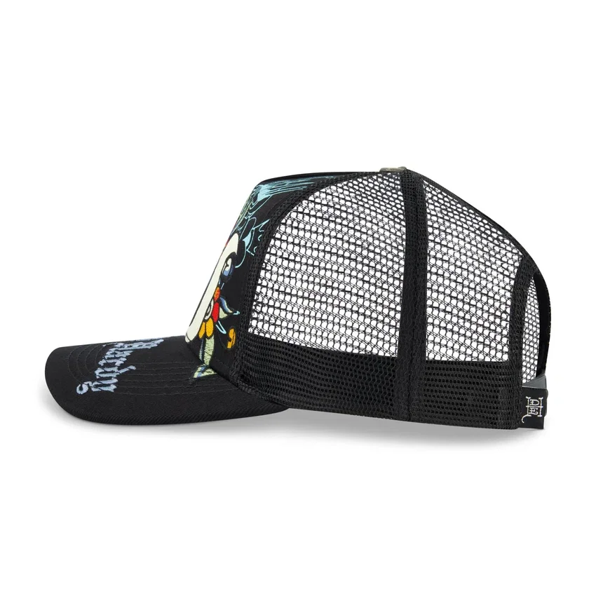 Tiger Skull Trucker Hat – Black Tiger Skull Trucker Hat – Black