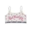 Tophat Skull Elastic Bralette